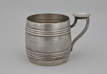 BÄGARE, silver, Pavel Ovchinnikov, Moskva, 1879. Vikt 138 g.
