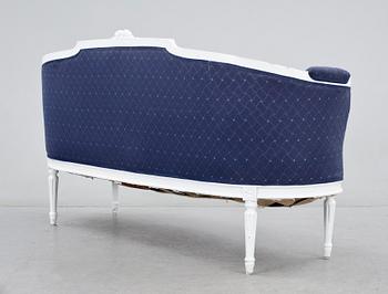 SALONGSGRUPP, 5 delar, gustaviansk stil, 1900-tal.