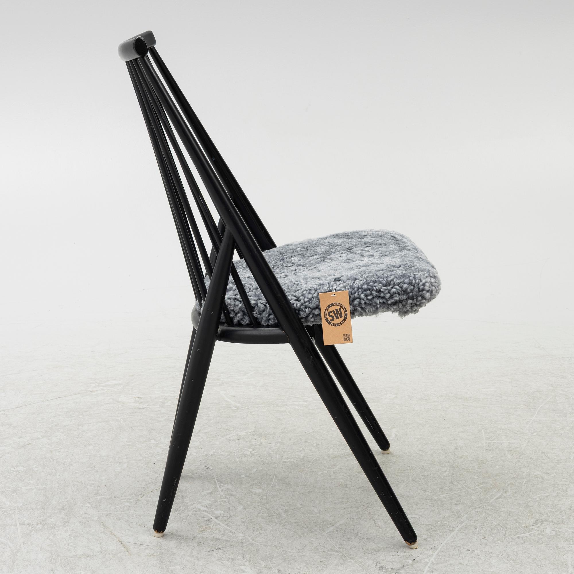 Thea Leonard, chairs 4 pcs, "Flamingo", Nässjö, mid-20th century.