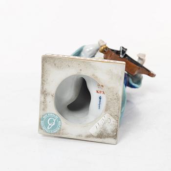 Six porcelain figurines, Meissen, Berlin and Vienna.