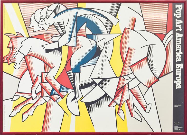 ROY LICHTENSTEIN, utställningsaffisch.