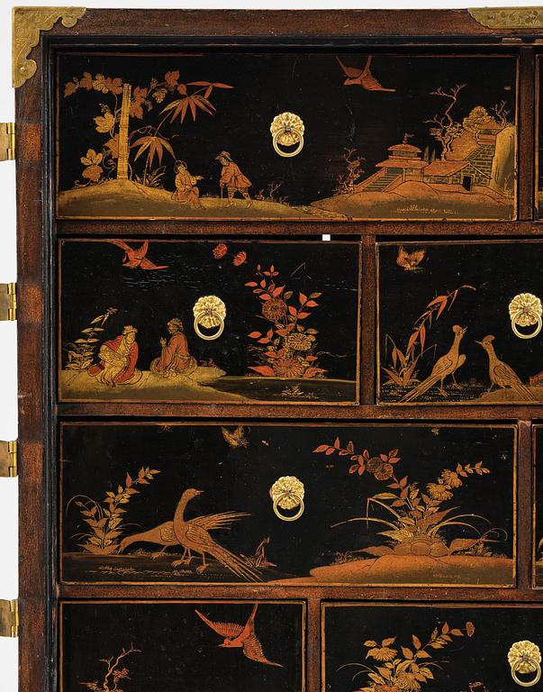 Kabinettskåp, troligen Tyskland, 1700-talets mitt.