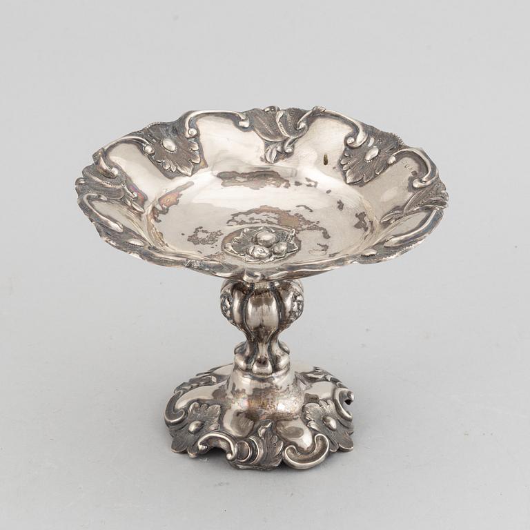 Carl Nyström, a silver tazza, Stockholm, 1854.