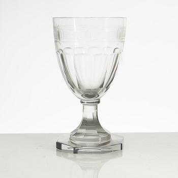 Gerda Strömberg, glasservis, 60 delar, "Hörningsholm", Strömbergshyttan, 1900-talets första hälft.