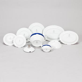 Sigvard Bernadotte, servis, 53 delar, porslin, Millenium design, 2000.