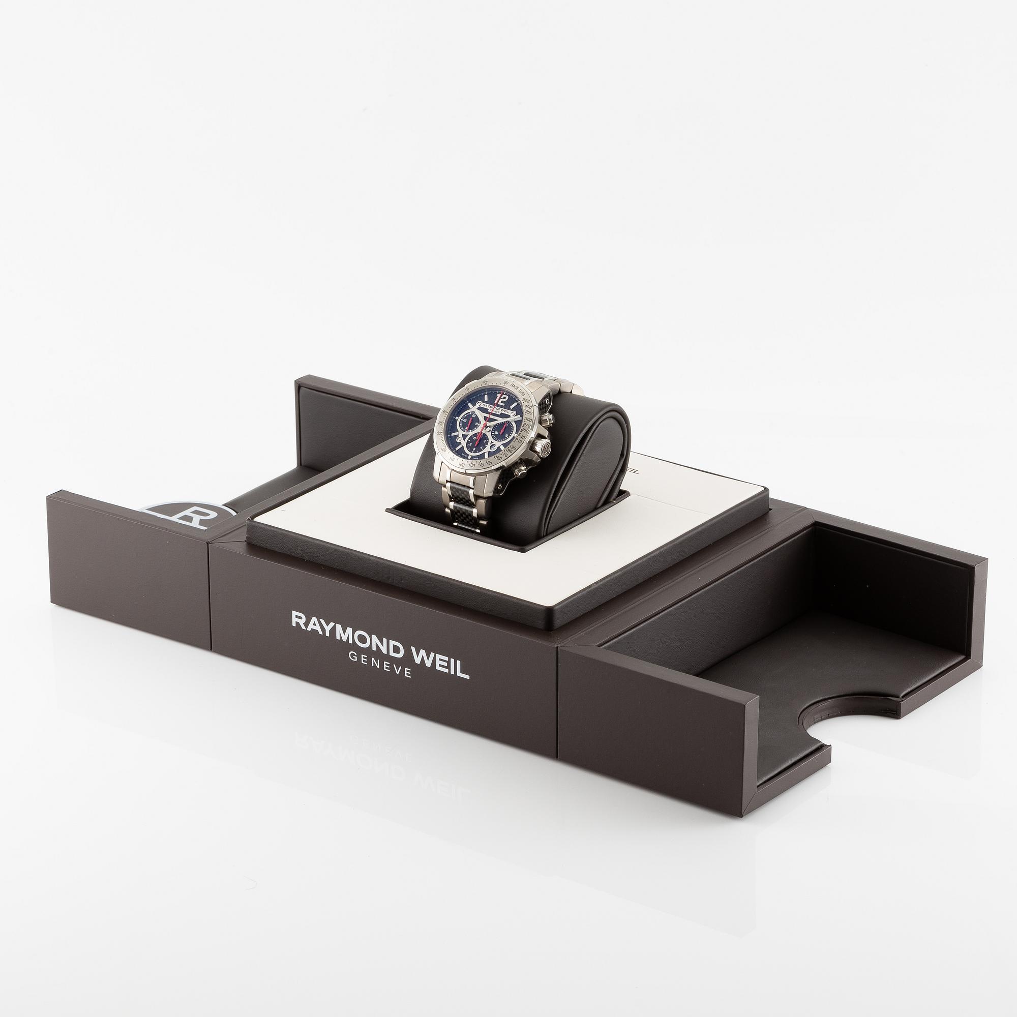 Raymond Weil, Nabucco, chronograph, wristwatch, 46 mm.