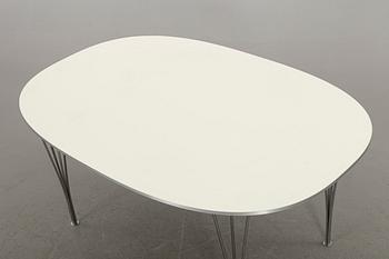 A BRUNO MATHSSON & PIET HEIN "SUPERELLIPS" TABLE, Fritz Hansen, Denmark 2007.