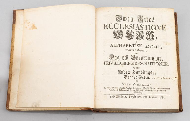 1786-1802: Parti juridik.