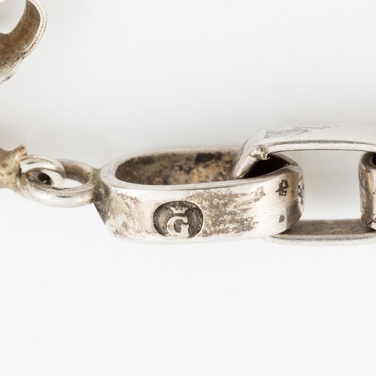 Sven-Erik Högberg, a pair of earrings, silver, Gothenburg.