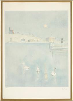 EINAR JOLIN, 2 st färglitografier, signerade och numrerade 138/360 resp 139/360.