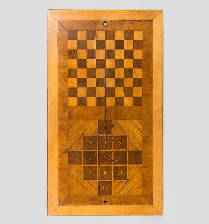 Spelbord, 1700-talets senare hälft. Rokoko.