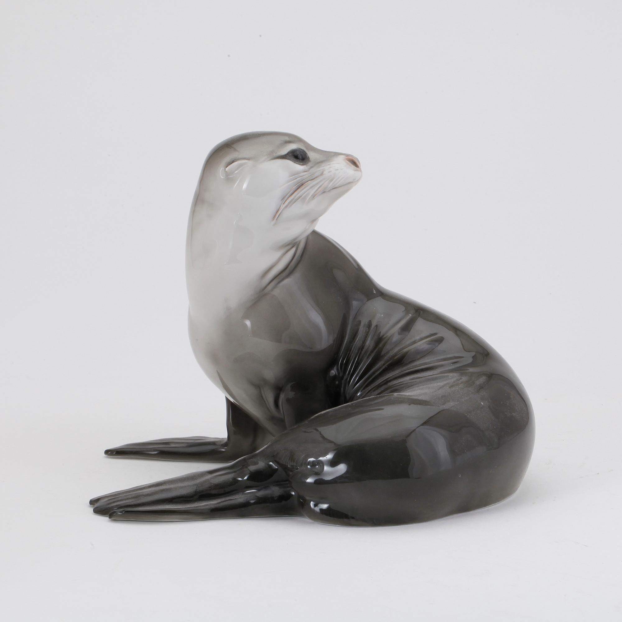 FIGURIN, porslin, Theodor Kärner, Rosenthal, omkring 1900-talets mitt.