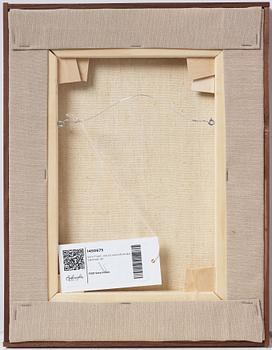 Vera Frisén, oil on relined canvas, signed.