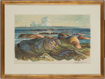 ROLAND SVENSSON, colour lithograph, signed and no. 353/360.