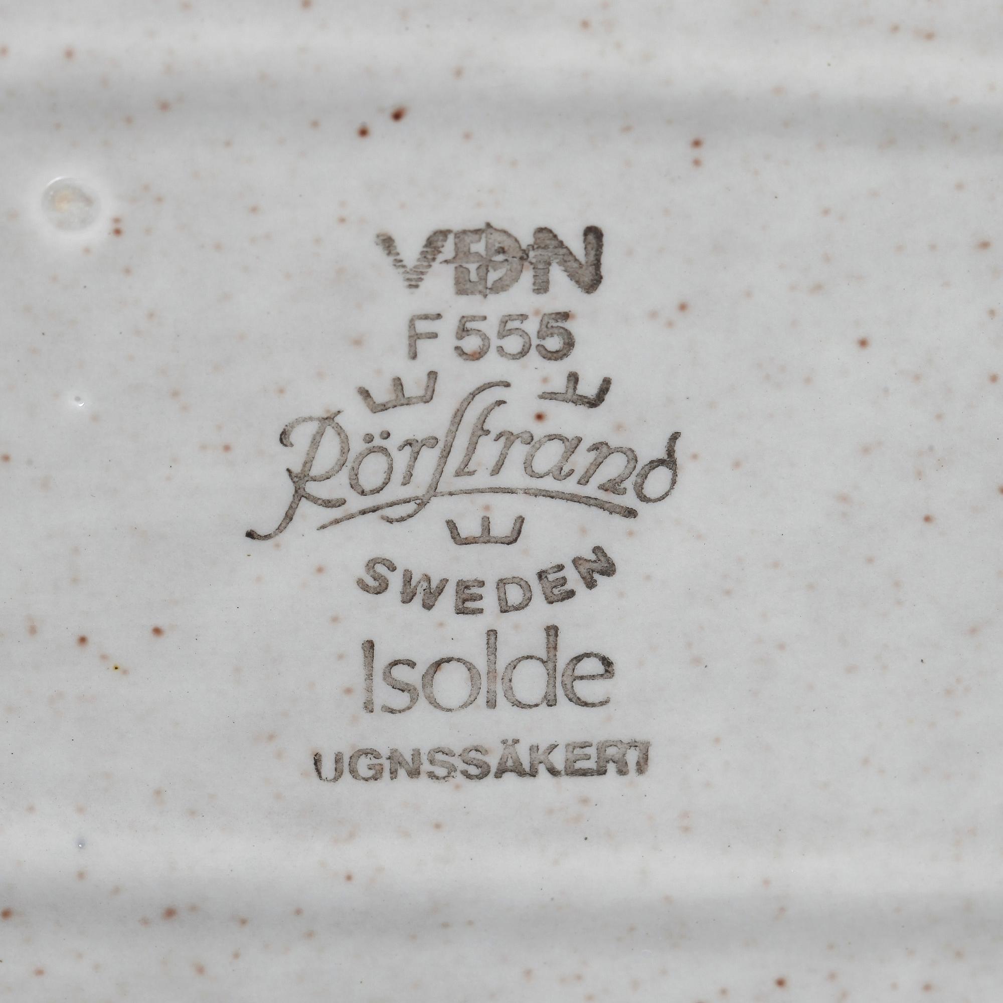 MATSERVIS, 59 delar stengods, Jackie (Jacqueline) Lynd, Rörstrand, 1900-talets andra hälft.