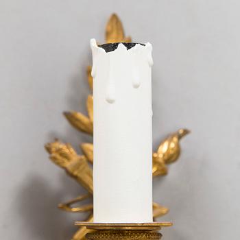 Väggappliquer, ett par, Louis XVI-stil, 1800-talets slut.