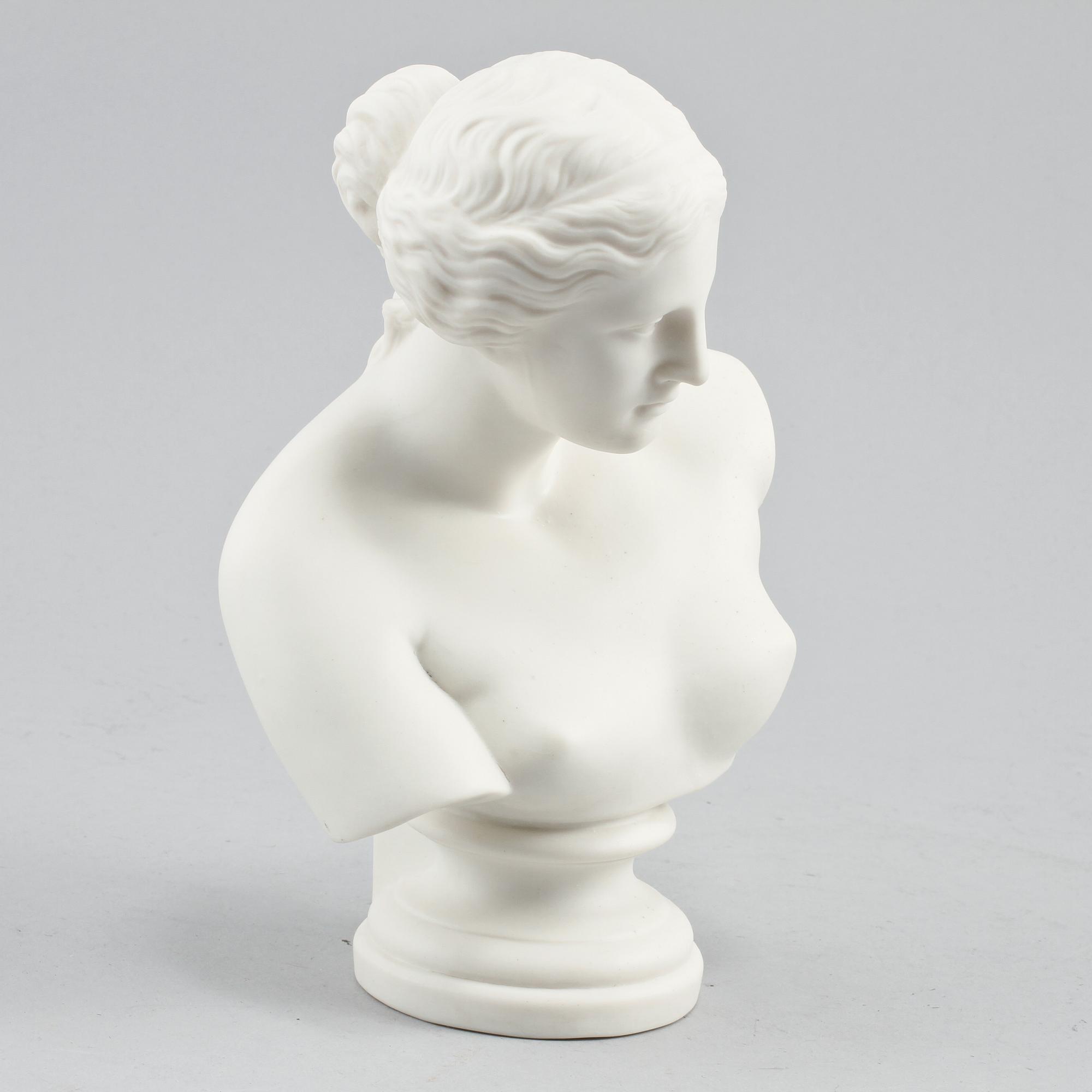 SKULPTUR, parian, "Venus", Gustafsberg, 1900.