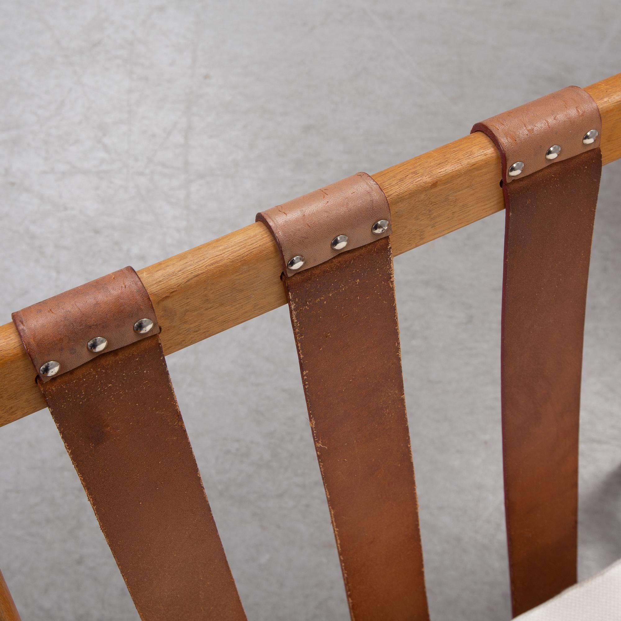 Svante Skogh, a pair of 'Bodö' oak easy chairs, AB Hjertquist & Co, Nässjö, designed in 1957.