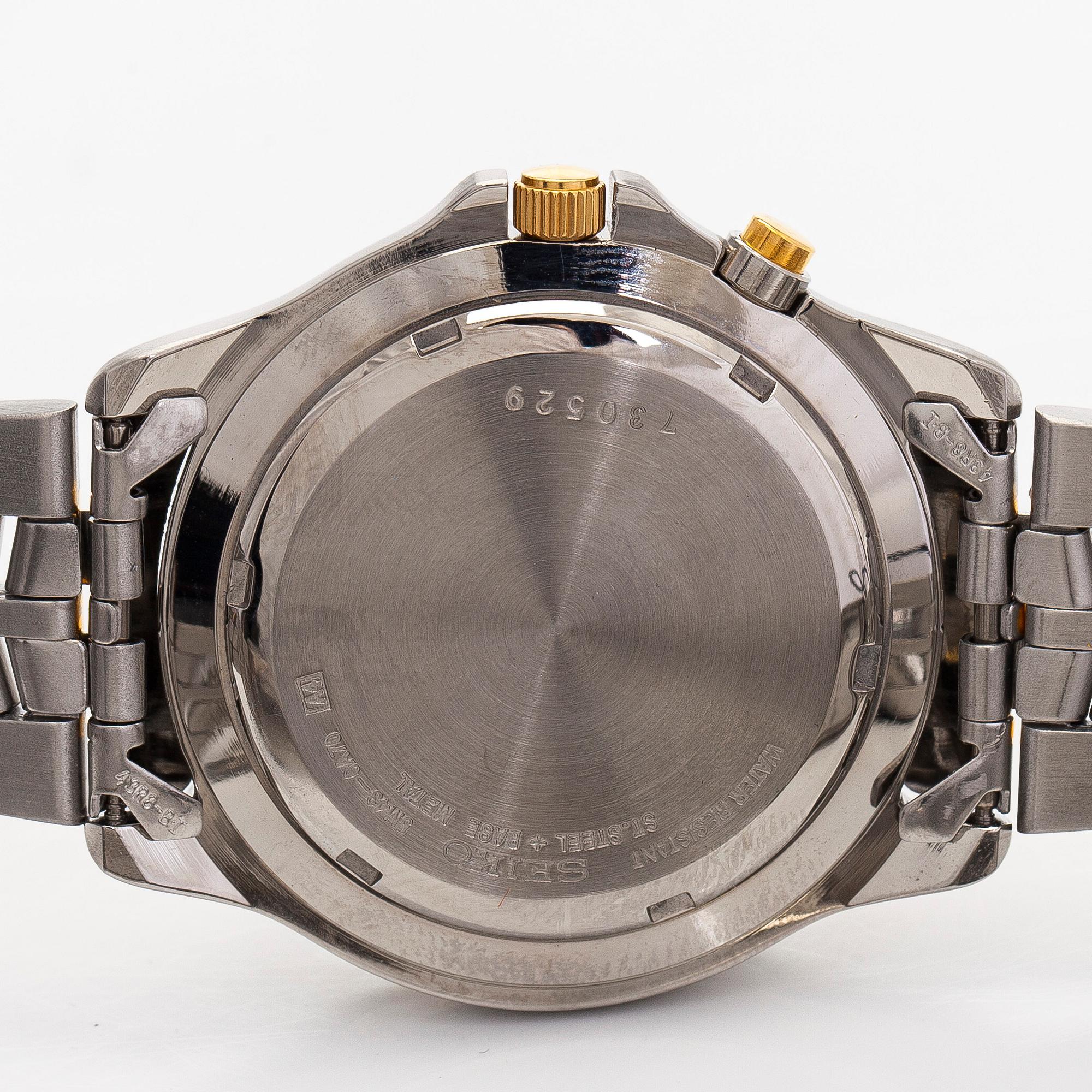 Seiko, Kinetic, rannekello, 40 mm.