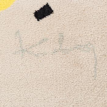 A carpet after Wassily Kandinsky by Ege Art line, Denmark 1988 ca 203 x 140 cm.