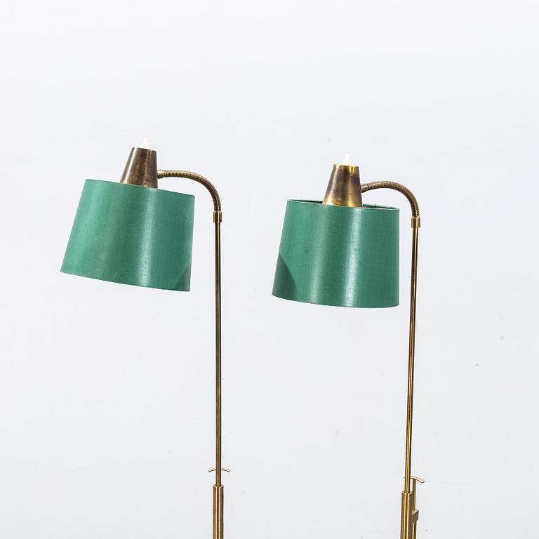 Two second half of the 20th century floor lamps from Falkenbergs Belysning.