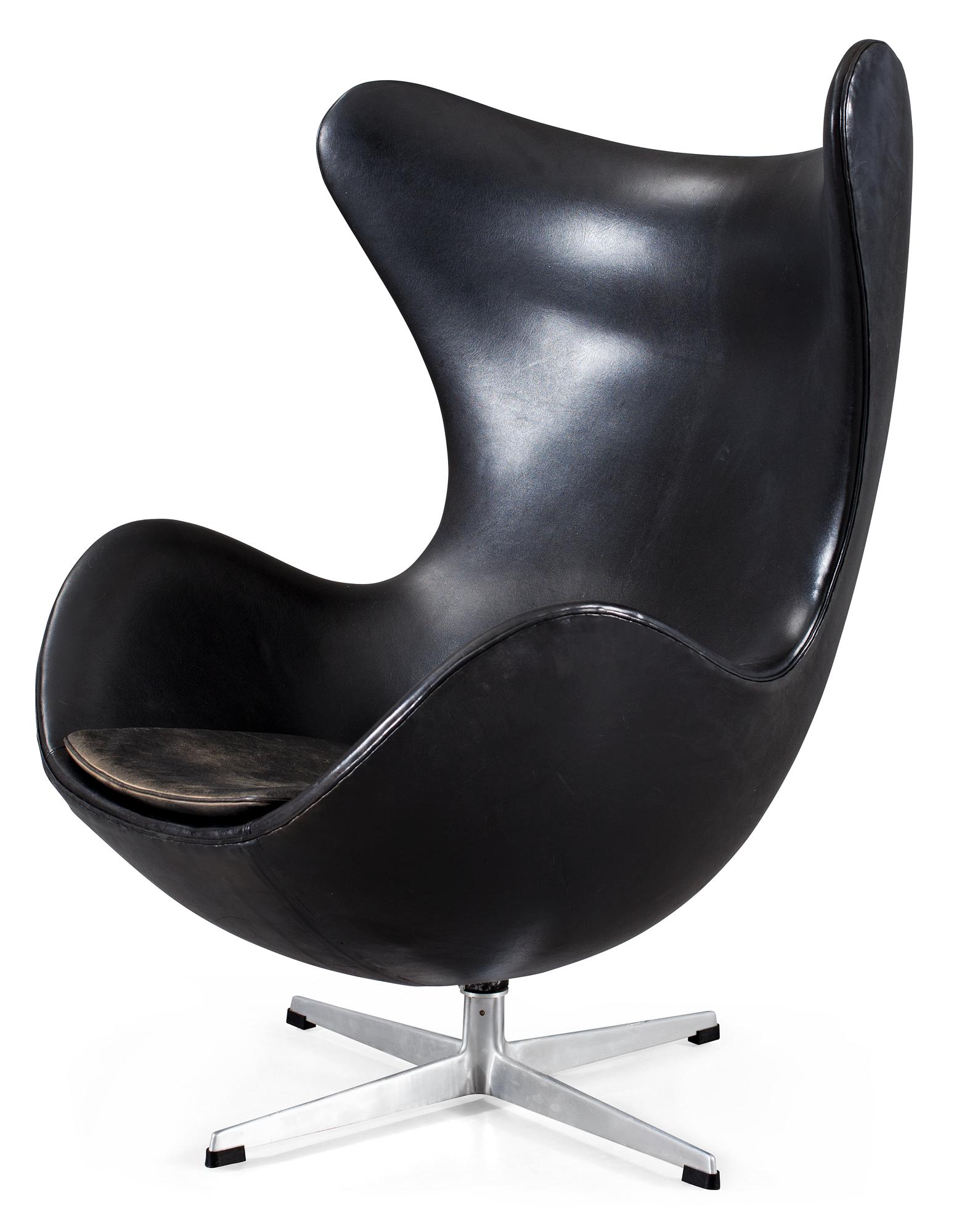ARNE JACOBSEN, fåtölj, "Ägget", Fritz Hansen, Danmark 1964.