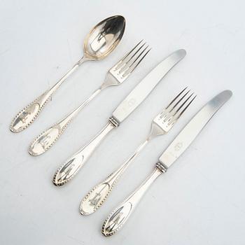 Bestick 27 dlr silver Tyskland.