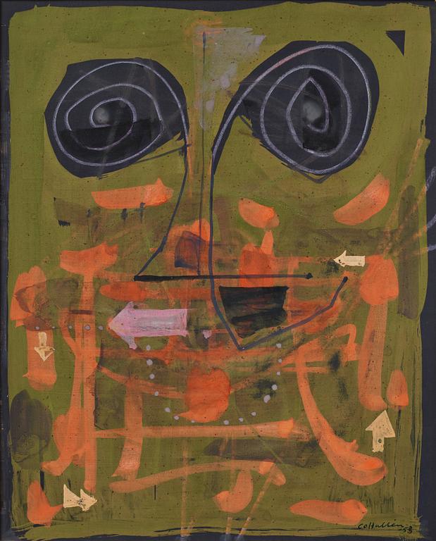 CO Hultén, gouache, signerad och daterad -53.