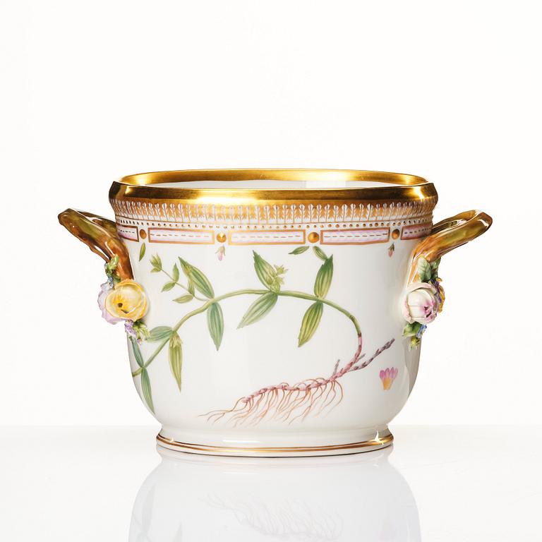 A Royal Copenhagen 'Flora Danica' wine cooler, Denmark, 20th Century.