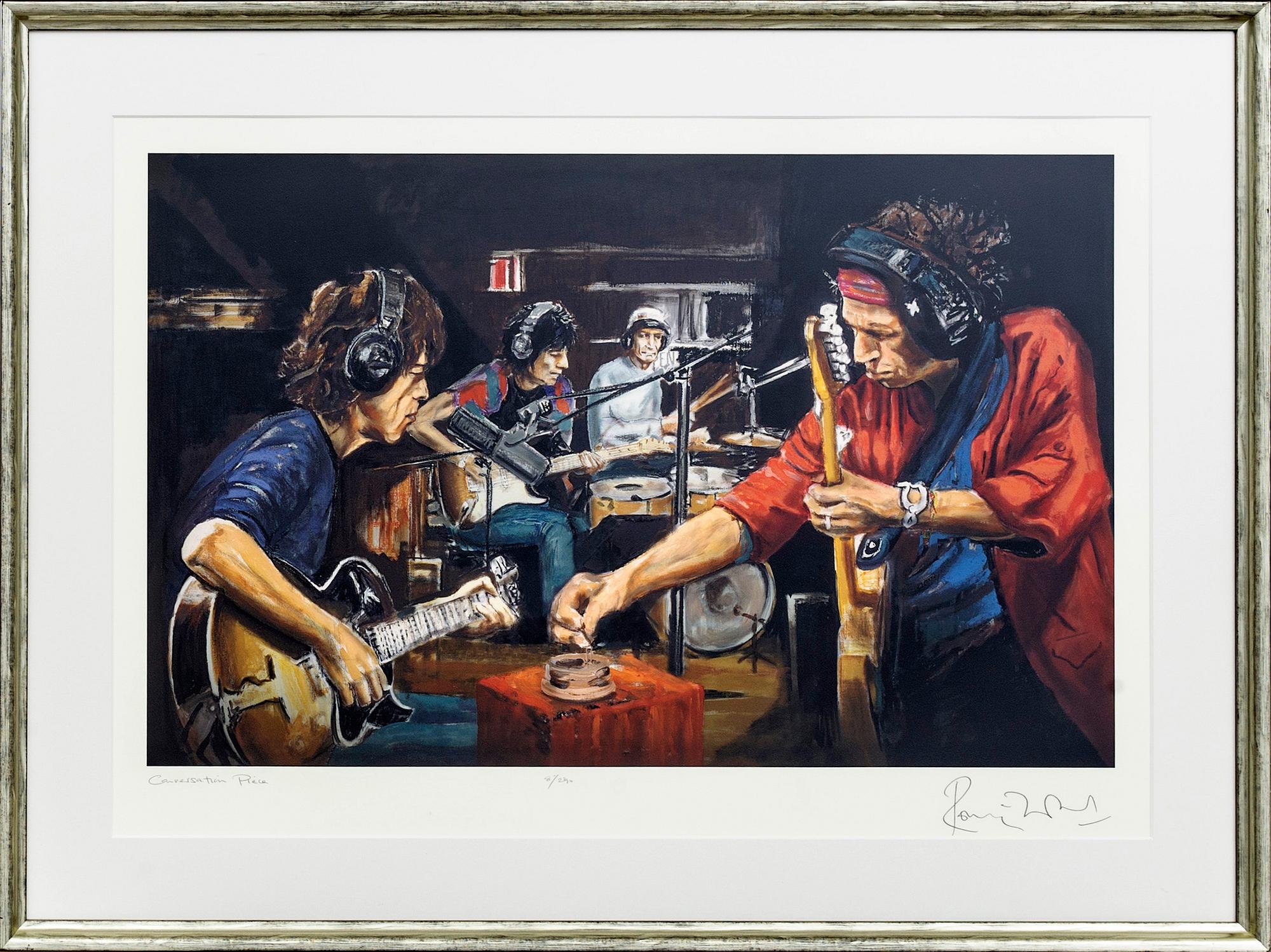 RON WOOD, serigraph, signed, 8/290.