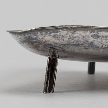 Karl Wojtech, a silver plated fruit bowl, Stockholm.
