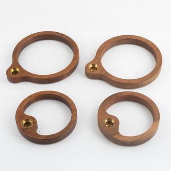 Claesson Koivisto Rune, two pairs of candlesticks, 'Bearing', Phase Design, 2010, of which one is a prototype.