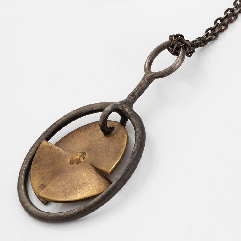 Bertil Vallien, bangle and necklaces, 5 pieces.