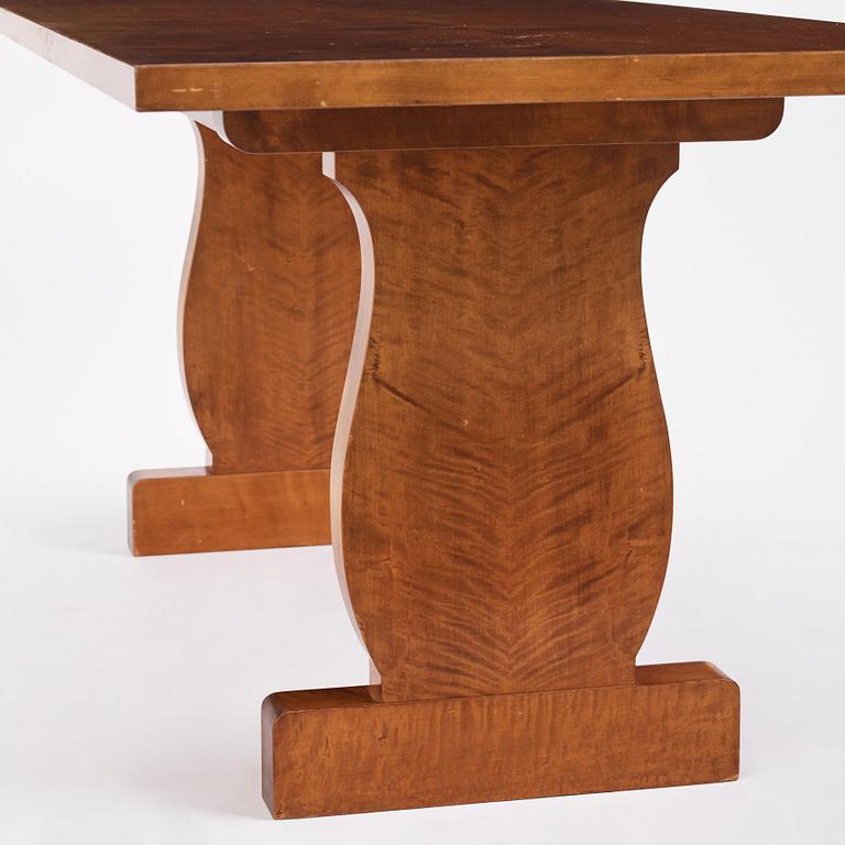 Carl Malmsten, a "Svensk Björk" (Swedish Birch) table, Swedish Grace, 1930s.