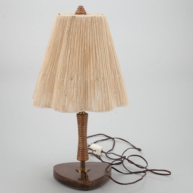 BORDSLAMPA, 1900-talets mitt.
