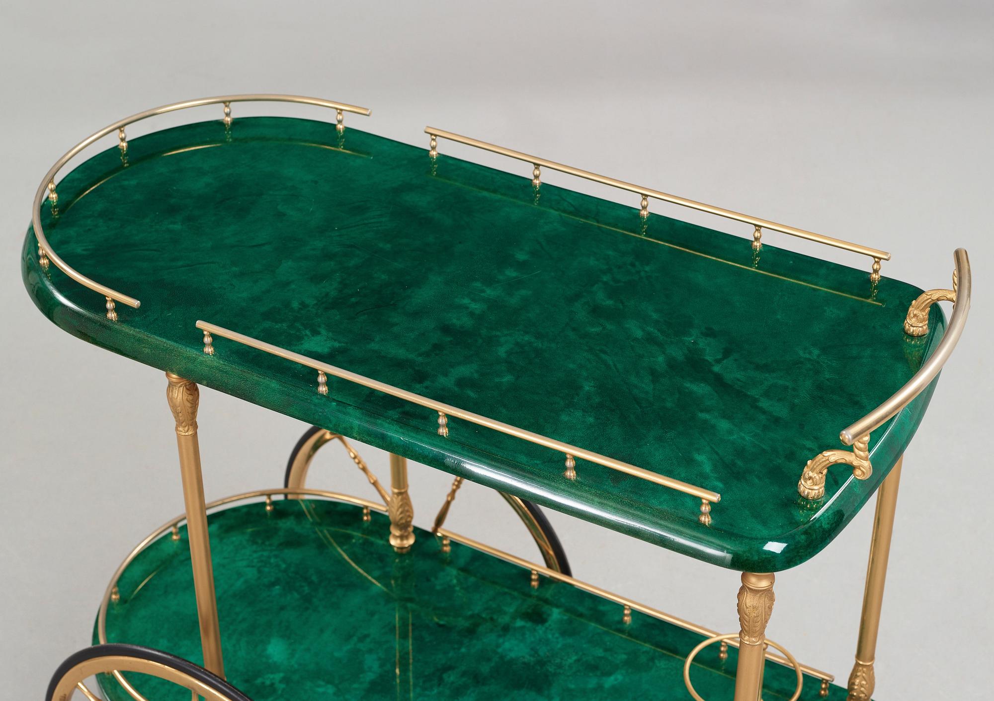 Aldo Tura, a serving trolley, Italy 1950-60's.