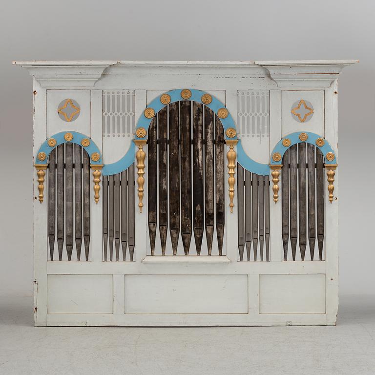 Front panel to an organ, late 19th century.