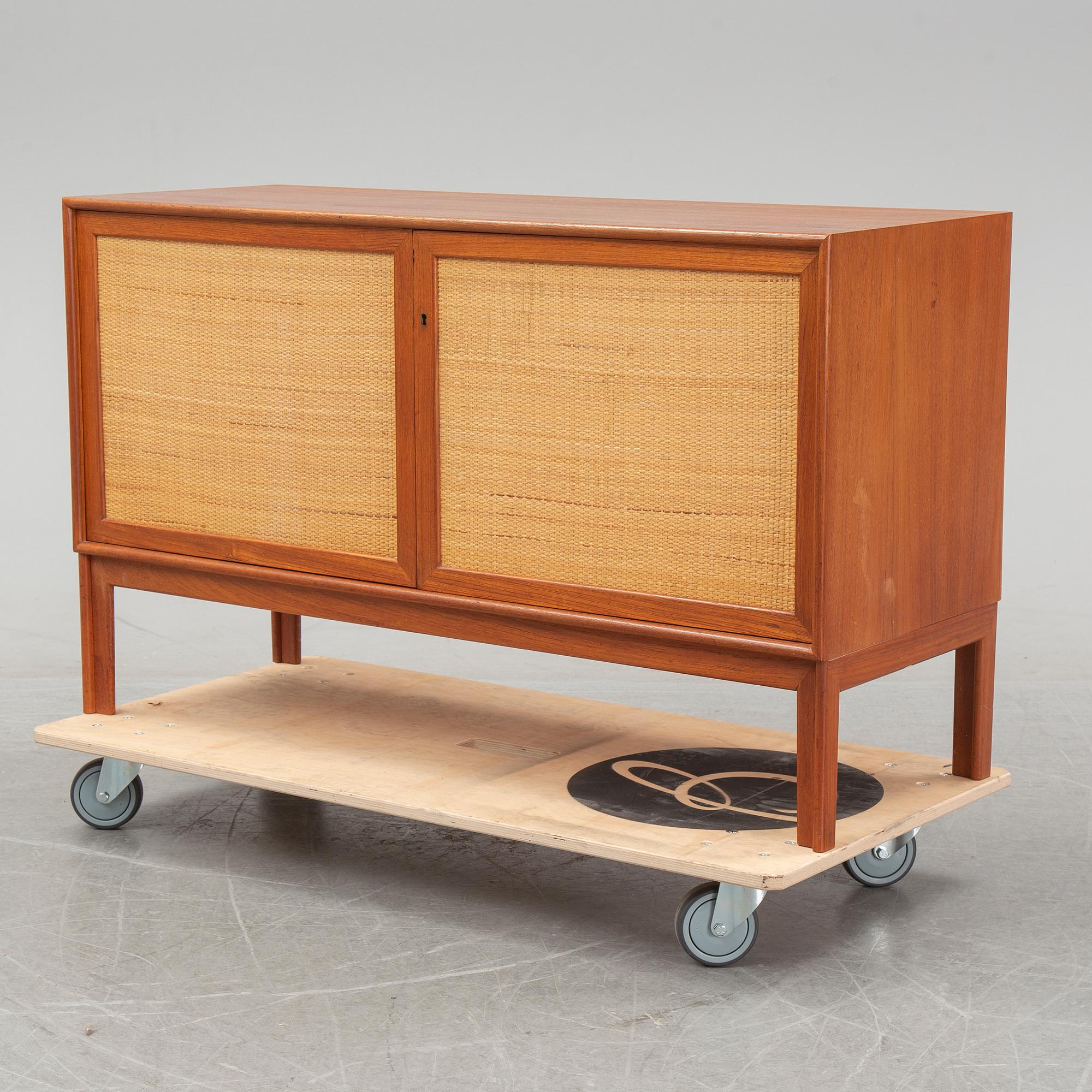 Alf Svensson, a teak bookcase, Bjästa Snickerifabrik, 1960's.