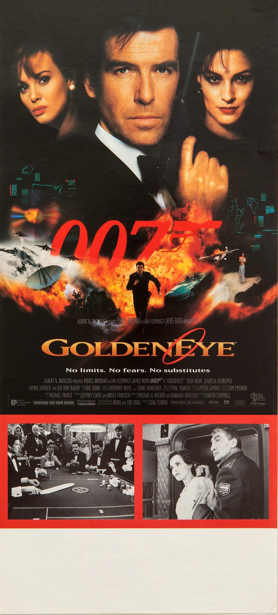 Filmaffischer, 3 st, James Bond.