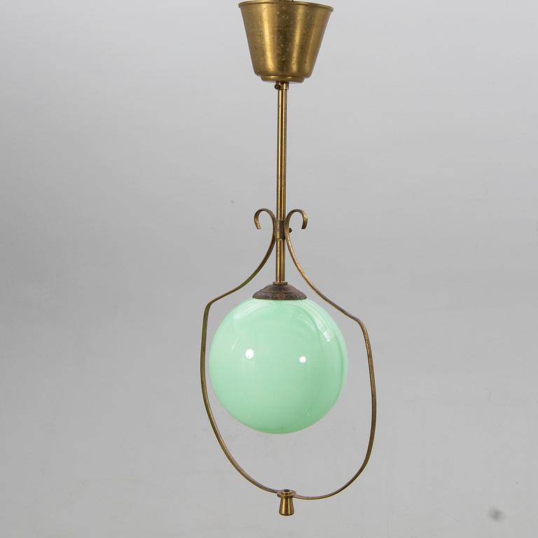 Taklampa, 1900-talets första hälft.