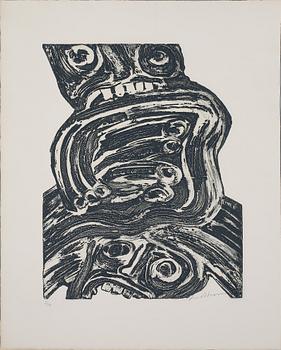 Bengt Lindström · BENGT LINDSTRÖM, carborundumetsning, signerad och numrerad 2/99.