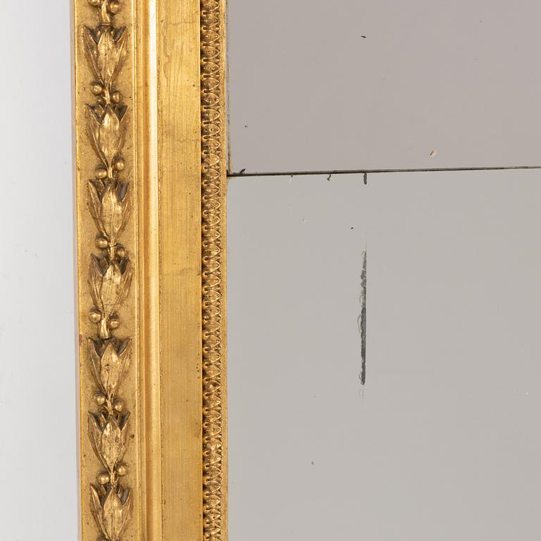 A Swedish Empire mirror attributed to J. Frisk (mirror manufacturer in Stockholm 1805-24).
