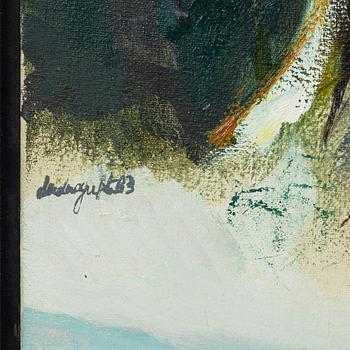 Dilip Dasgupta, Two landscapes.