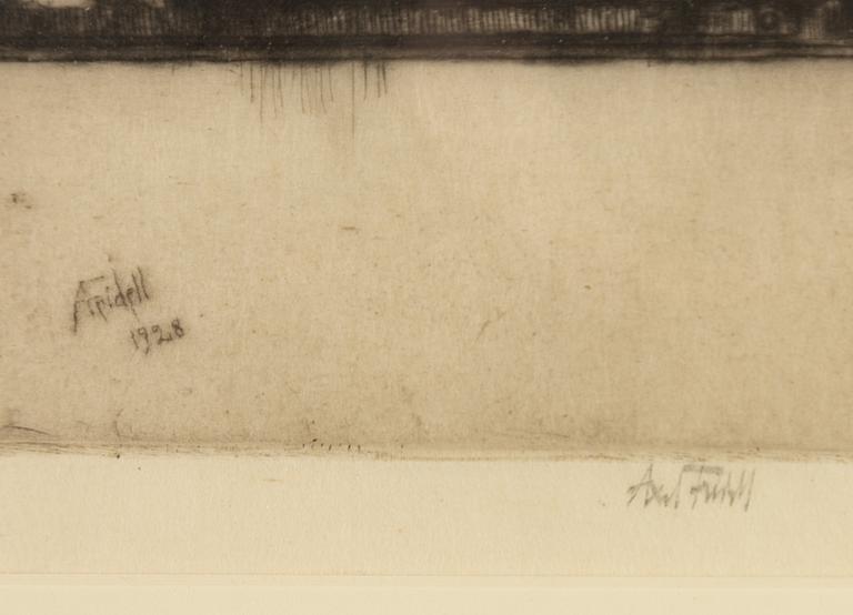 Axel Fridell, "Självporträtt VII".