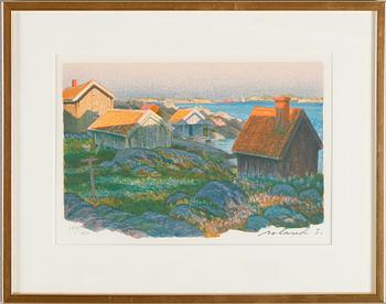 Roland Svensson · ROLAND SVENSSON, färglitografi, signerad och numrerad 104/350.