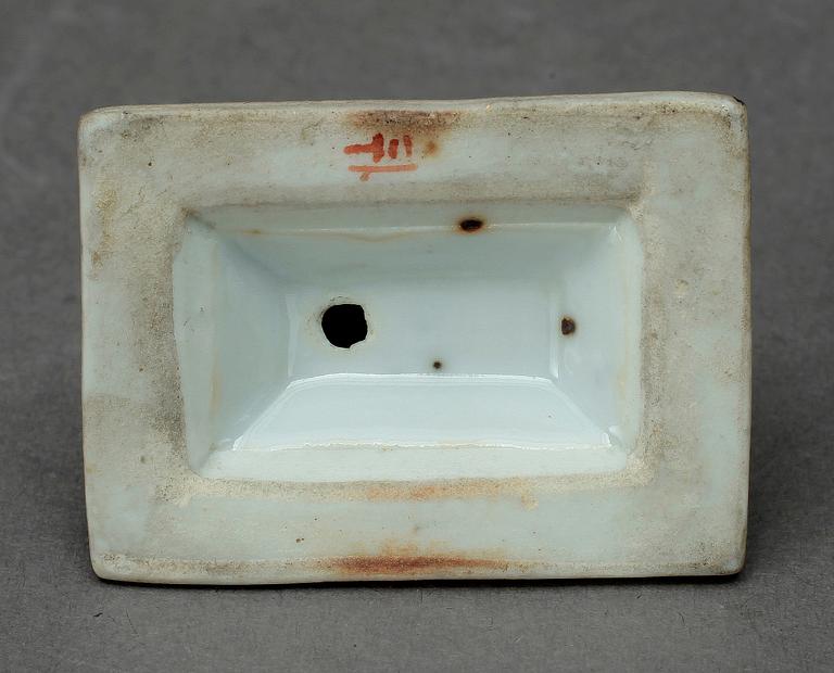 TESERVIS, 8 delar, porslin, Kina, 1800-tal.