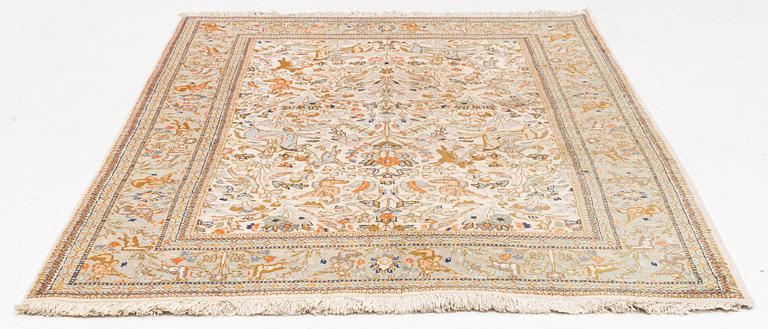 Rug, Tabriz, so called Tabai Tabai, 268 x 183 cm.