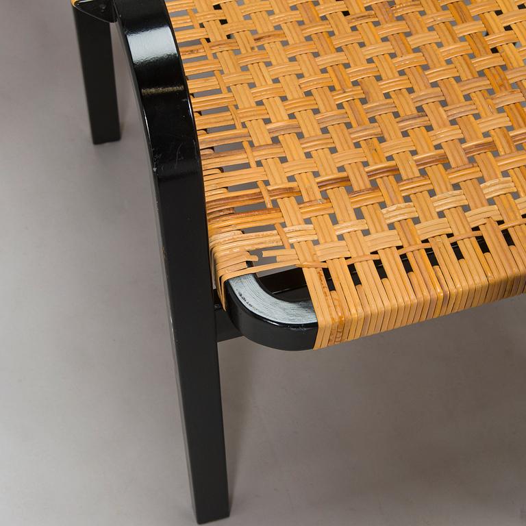 Alvar Aalto, karmstolar, 6 st, modell 45, för Artek 1970-tal.
