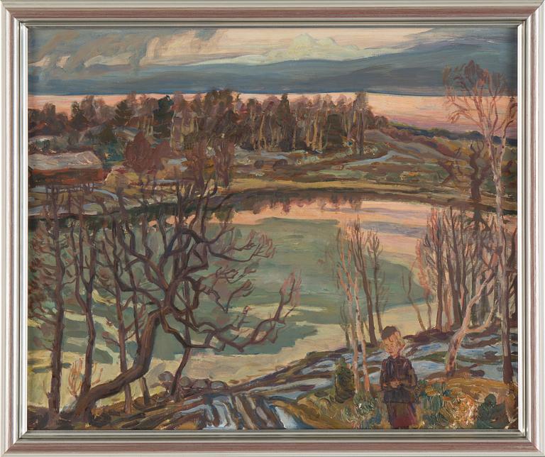 OLLE NORDBERG, oil on panel, signed Olle Nordberg and dated -51.