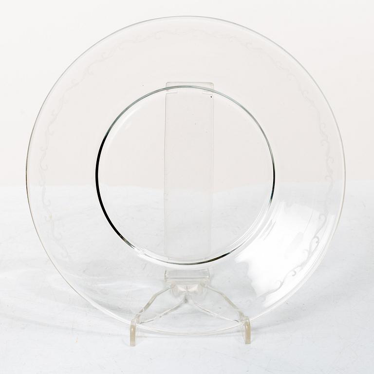Edward Hald, A bowl with saucer, Orrefors.